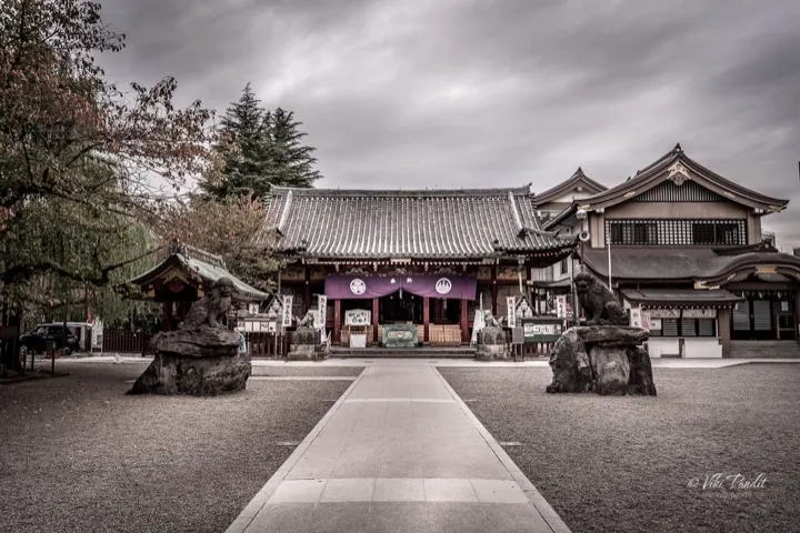 Asakusa Shrine, the Shinto shrine beside Senso-ji honoring the temple's three founders.