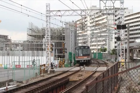 Awaji Station, the Hankyu line stop nearest the Airbnb.
