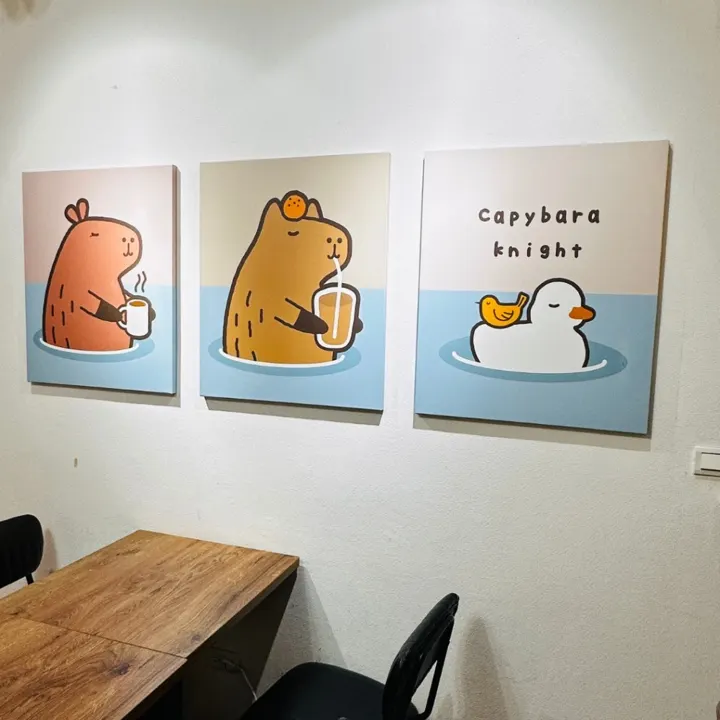 Indoor seating area at Capybara Knight.