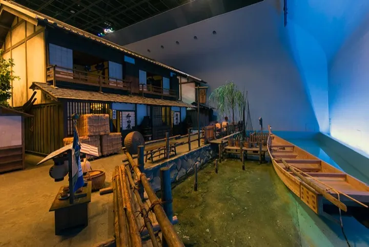Fukagawa Edo Museum's life-size recreation of an 1840s Tokyo shitamachi street.