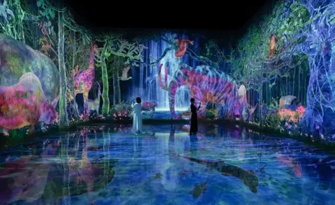 Catching and Collecting in the Forest, an interactive installation.