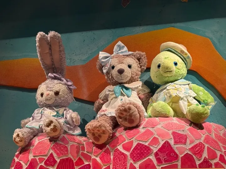 Duffy and Friends 25th anniversary merchandise — DisneySea's own bear and his friends are a huge souvenir draw.